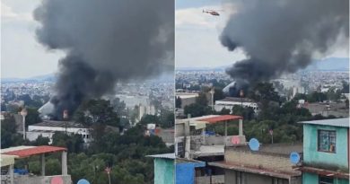 VIDEO: Fuerte Incendio se Registra en Los Reyes la Paz, Estado de México VIDEO: Fuerte Incendio se Registra en Los Reyes la Paz, Estado de México