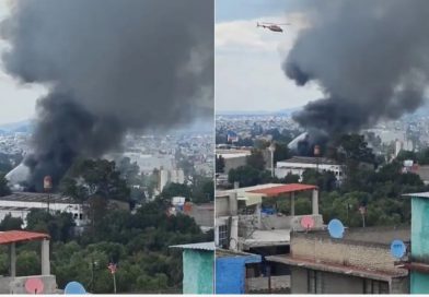 VIDEO: Fuerte Incendio se Registra en Los Reyes la Paz, Estado de México VIDEO: Fuerte Incendio se Registra en Los Reyes la Paz, Estado de México